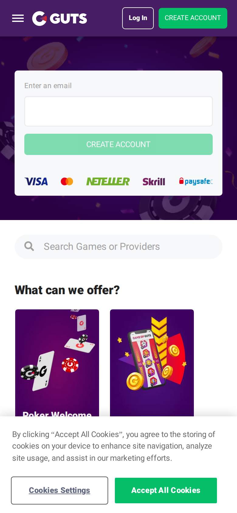 Guts — homepage